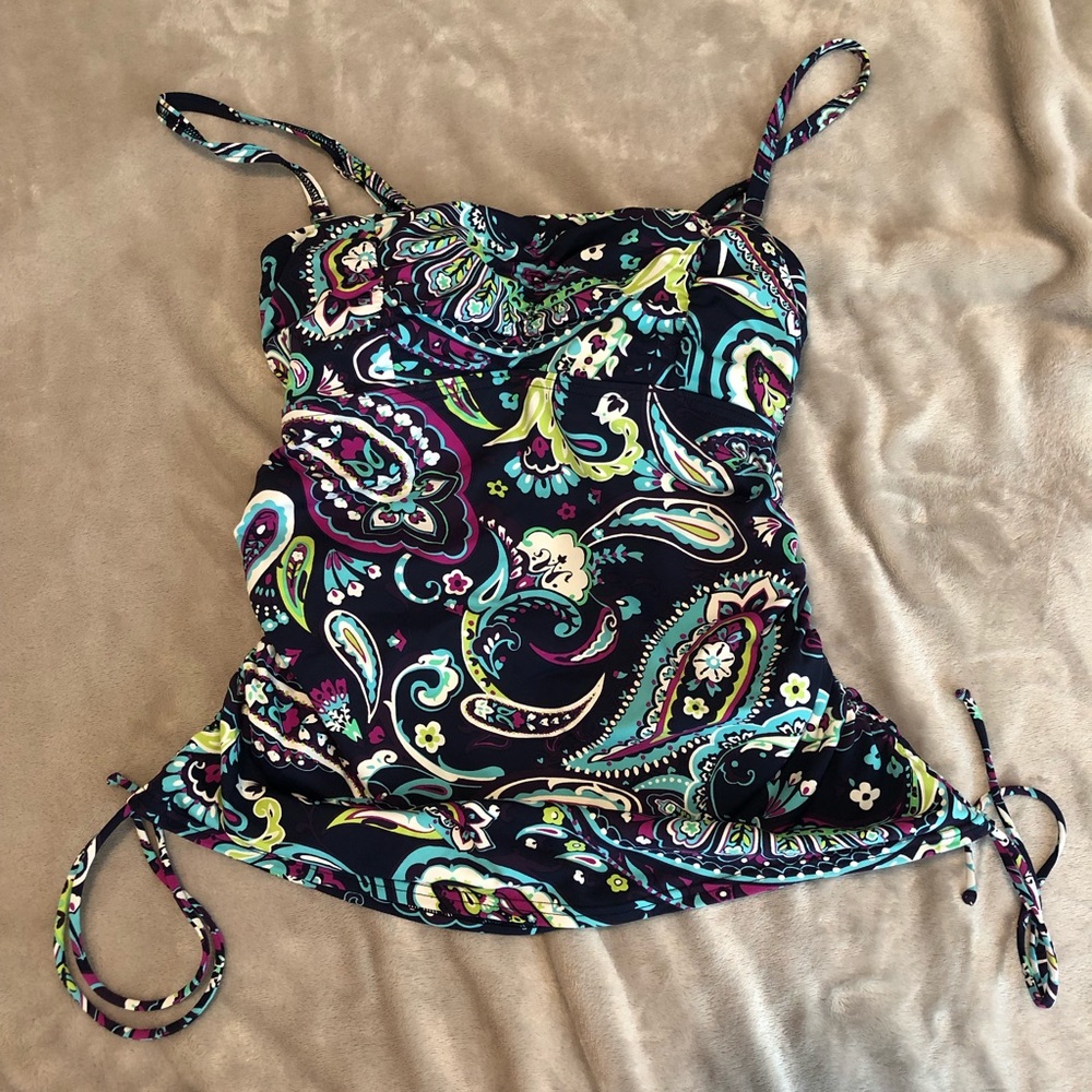 Lands end paisley tankini